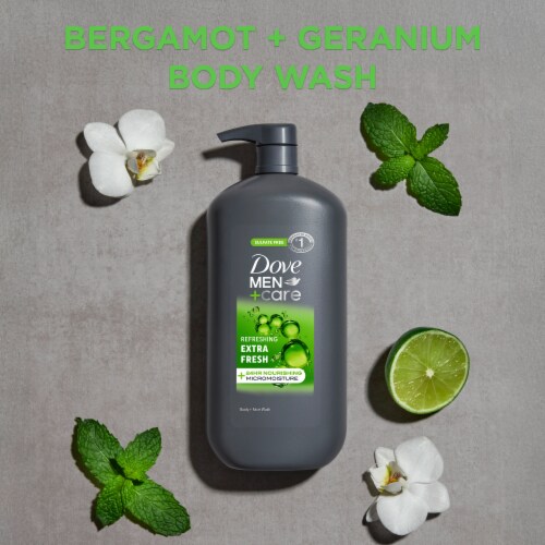 Dove Men+Care Refreshing Extra Fresh Body and Face Wash Perspective: bottom