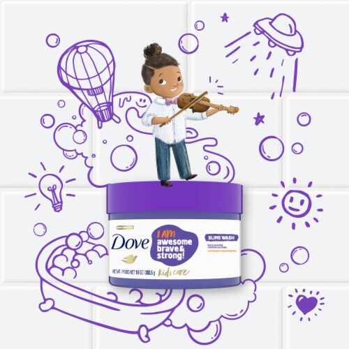 Dove Kids Care Berry Smoothie Slime Body Wash Perspective: bottom