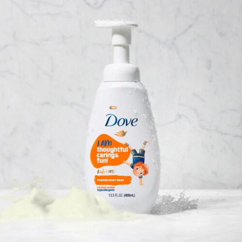 Dove Kids Care Coconut Cookie Foaming Body Wash Perspective: bottom