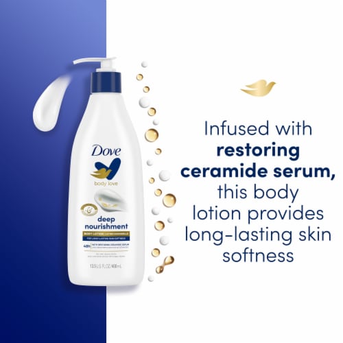 Dove Body Love Deep Nourishment Body Lotion Perspective: bottom