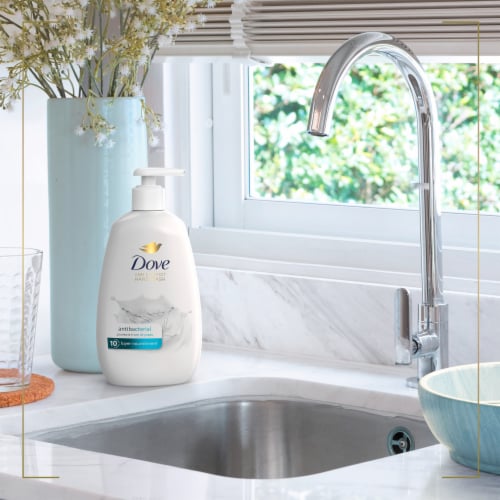 Dove Care & Protect Antibacterial Hand Wash Perspective: bottom