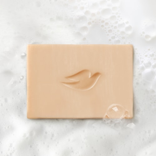 Dove Coconut Milk & Sugar Lychee Smooth Revitalizer Plant Milk Cleansing Bar Soap Perspective: bottom
