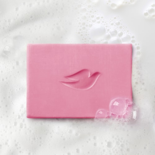 Dove Plant Milk Cleansing Bar Soap Oat Milk & Berry Brulee Moisture Marvel Perspective: bottom