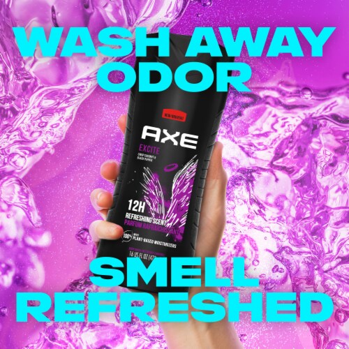 AXE Excite Body Wash Perspective: bottom