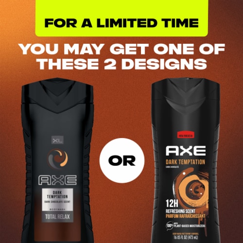 AXE Dark Temptation Body Wash Perspective: bottom