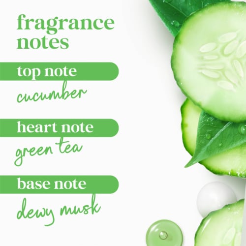 Dove Refreshing Cucumber and Green Tea Body Wash with Pump Perspective: bottom