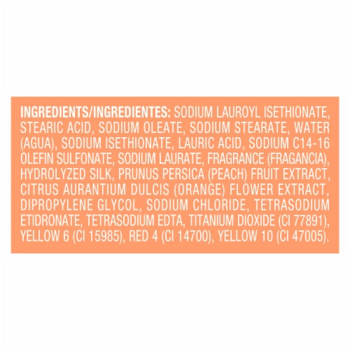 Caress White Peach & Orange Blossom Daily Silk Beauty Bars Perspective: bottom