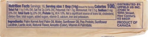Flora Unsalted Plant Based Butter Brick Perspective: bottom