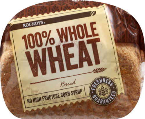 Roundy's Whole Wheat Bread Perspective: bottom