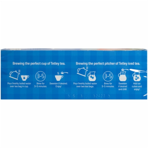 Tetley® Classic Blend Rich Black Tea Bags Perspective: bottom