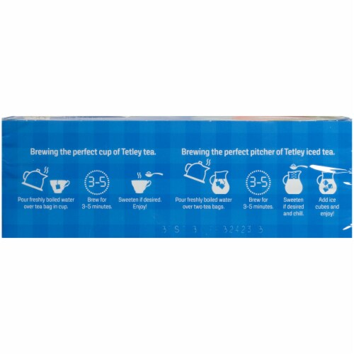 Tetley® Classic Blend Rich Black Tea Bags Perspective: bottom