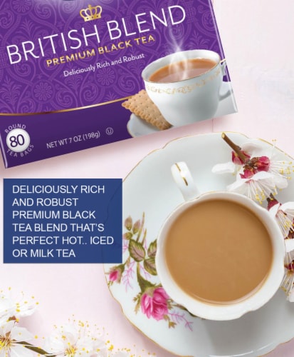 Tetley® British Blend Premium Black Tea Bags Perspective: bottom