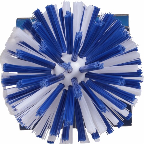 Dawn Twister Bottle Brush - White/Blue Perspective: bottom