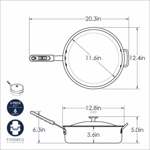 Nordic Ware Restaurant Cookware 12 Inch Jumbo Fryer Perspective: bottom