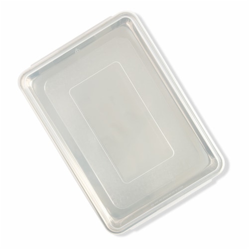 Nordic Ware Natural High-Sided Sheet Cake Pan with Lid - Silver Perspective: bottom