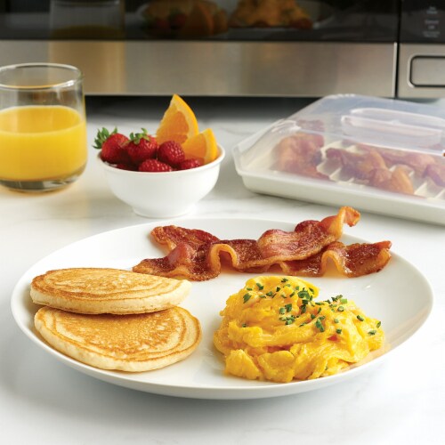 Nordic Ware Compact Bacon Lid and Tray Perspective: bottom