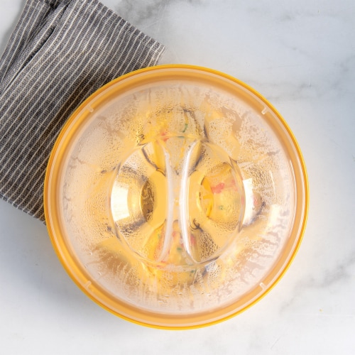 Nordic Ware Microwave Egg Bites Pan Perspective: bottom