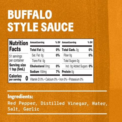 TABASCO®  Buffalo Style Sauce 8.6 fl oz Perspective: bottom