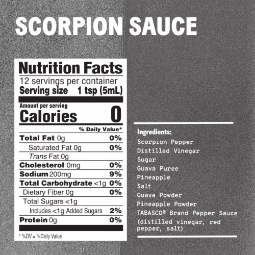 TABASCO® Scorpion Pepper Sauce Perspective: bottom