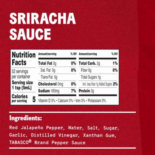 Tabasco® Sriracha Sauce, 11 oz - Kroger