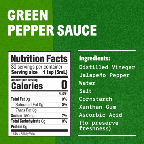 TABASCO® Green Pepper Sauce, 5 oz Perspective: bottom