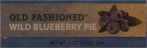 Table Talk Old Fashioned Baked Blueberry Pie 4 Inch Perspective: bottom