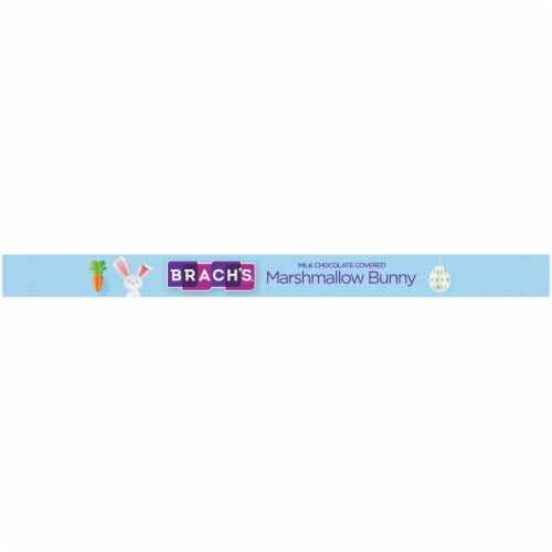 Brach's Milk Chocolate Covered Marshmallow Bunny Easter Candy Perspective: bottom