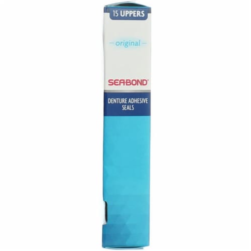 SeaBond Denture Adhesive Seals Original - 15 Uppers Perspective: bottom