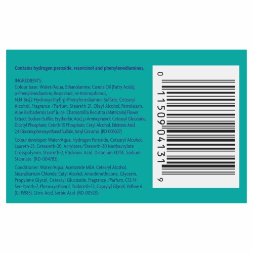 Just5® J-20 Darkest Brown Ammonia-Free Permanent Haircolor Perspective: bottom