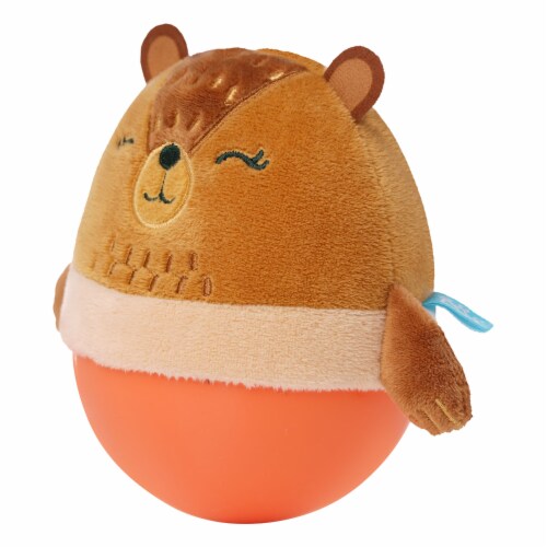 Manhattan Toy Wobbly Bobbly Bear Weighted, Soft Silicone Wobble Ball Perspective: bottom