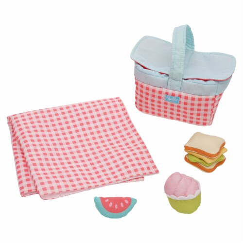 Manhattan Toy Stella Collection Picnic 5 Piece Picnic Playset for 12" and 15" Stella Dolls Perspective: bottom