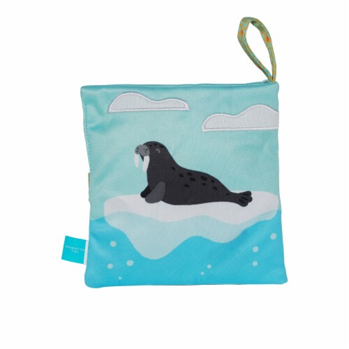 Manhattan Toy Arctic Adventure Machine Washable Soft Bath Time Activity Book Perspective: bottom