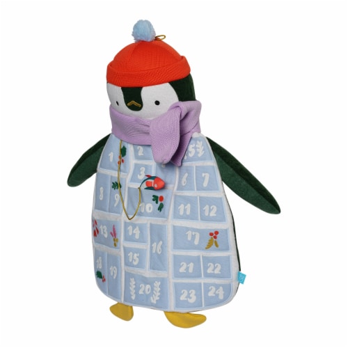 Manhattan Toy Any Year Hanging Christmas Polly Penguin Plush Advent Calendar Perspective: bottom