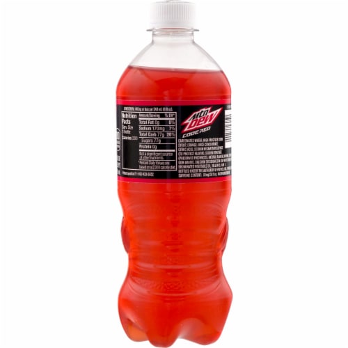Mountain Dew® Code Red Soda Bottle Perspective: bottom