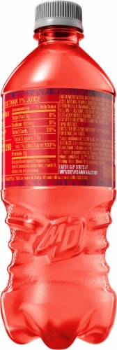 Mountain Dew® Game Fuel Citrus Cherry Soda Bottle Perspective: bottom
