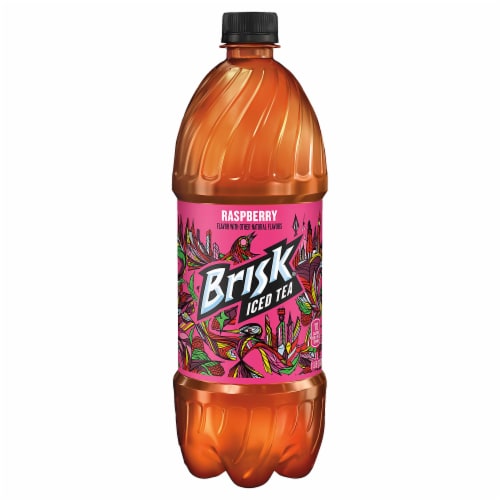 Lipton Brisk® Raspberry Iced Tea Bottle Perspective: bottom
