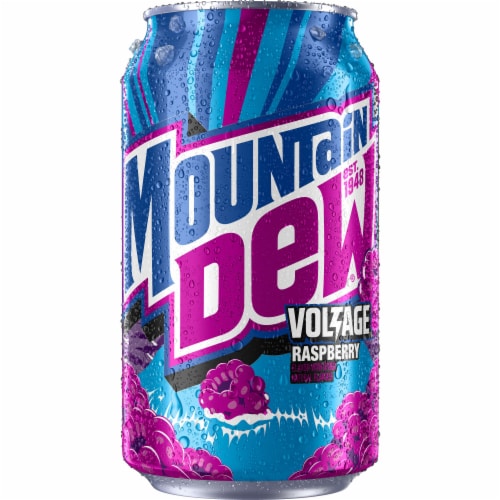 Mountain Dew® Voltage Soda Cans Perspective: bottom