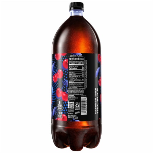 Pepsi Cola® Wild Cherry Zero Sugar Soda Bottle Perspective: bottom