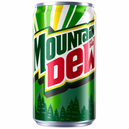 Mountain Dew® Soda Mini Cans Perspective: bottom