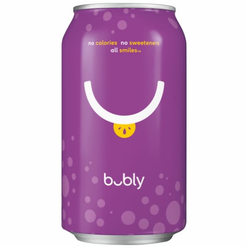 Bubly™ Passionfruit Flavored Sparkling Water Cans Perspective: bottom