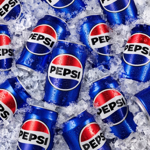Pepsi Cola® Soda Cans Perspective: bottom
