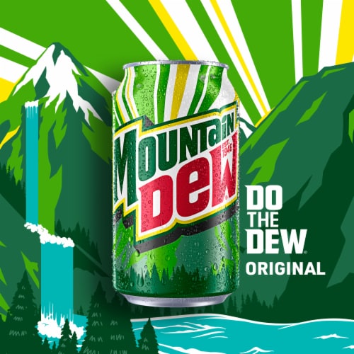 Mountain Dew® Soda Cans Perspective: bottom