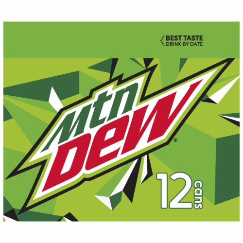 Mountain Dew® Soda Cans Perspective: bottom