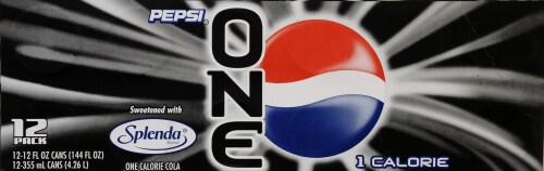 Pepsi One Soda Cans Perspective: bottom