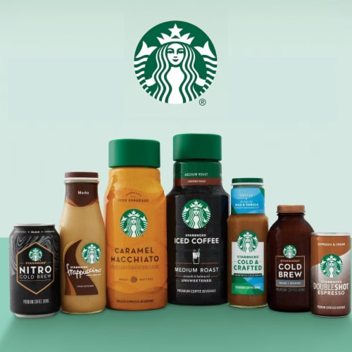 Starbucks® Frappuccino® Vanilla Iced Coffee Bottle Perspective: bottom