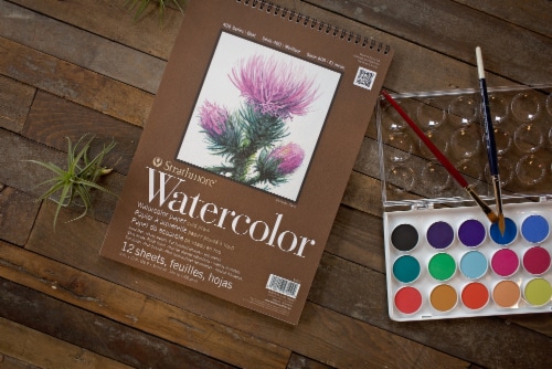 Strathmore® 400 Series Watercolor Pad Perspective: bottom