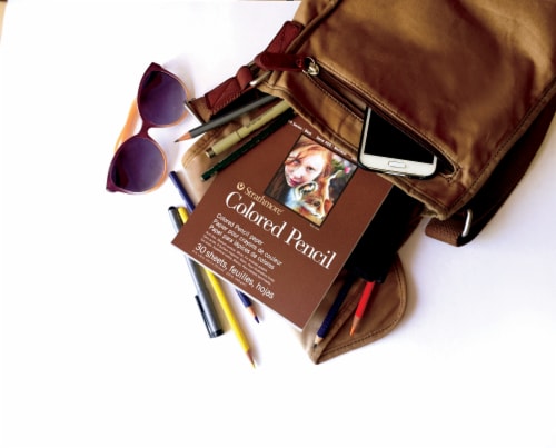 Strathmore Colored Pencil Paper Pad - 30 Sheet - White Perspective: bottom
