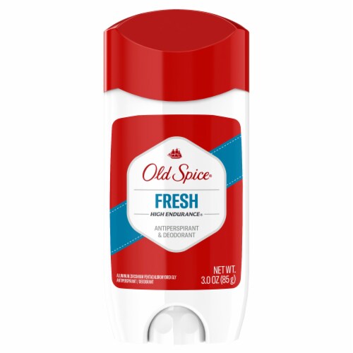 Old Spice High Endurance for Men Antiperspirant Deodorant Invisible Solid Fresh Scent Perspective: bottom