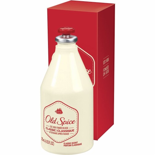 Old Spice Classic Scent Men's After Shave Perspective: bottom