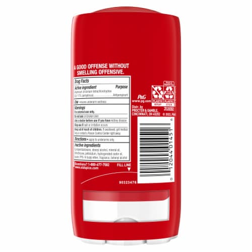 Old Spice High Endurance Pure Sport Twin Pack Antiperspirant Deodorant Perspective: bottom